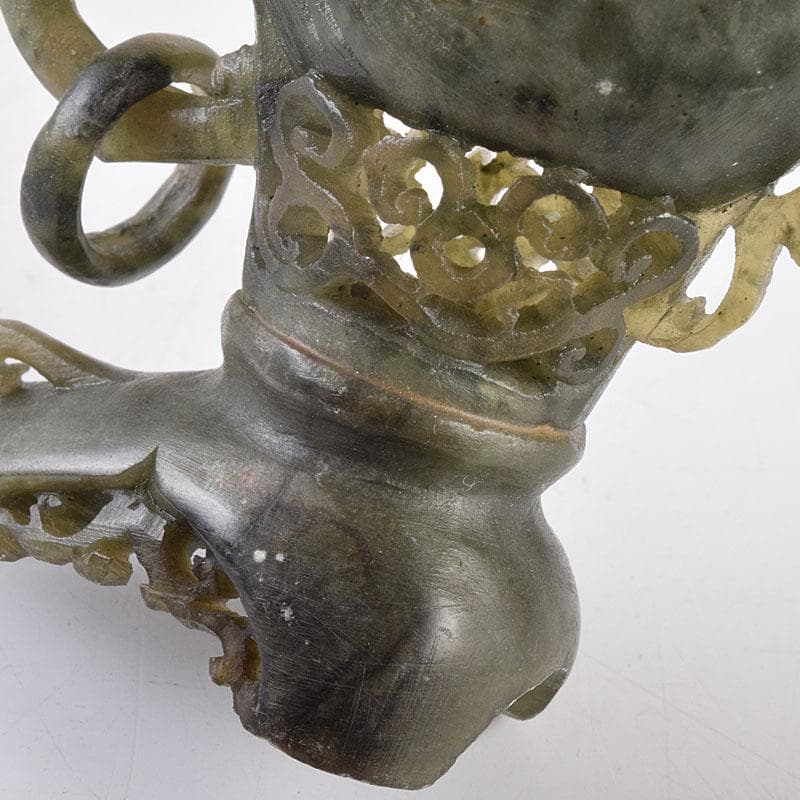 中国 玉石彫刻 龍刻 爵 V R9036 - メルカリ