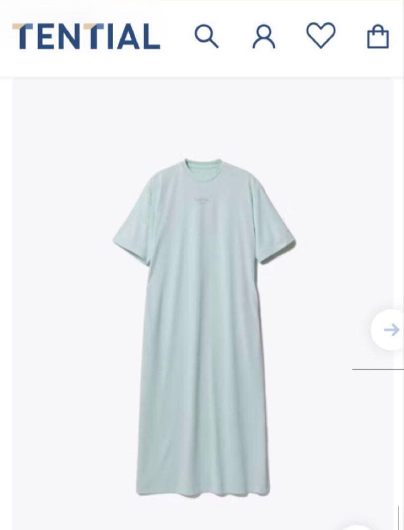 TENTIAL BAKUNE リカバリーウェア　レディース　チュニック　Sサイズ