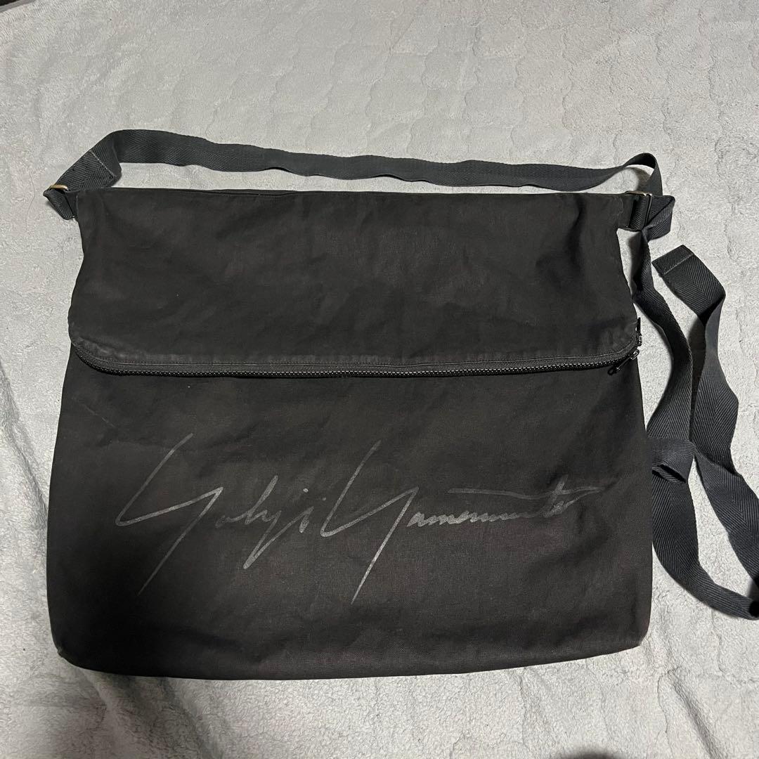 ヨウジヤマモト 青山本店限定 ノベルティ ロゴショルダーバック