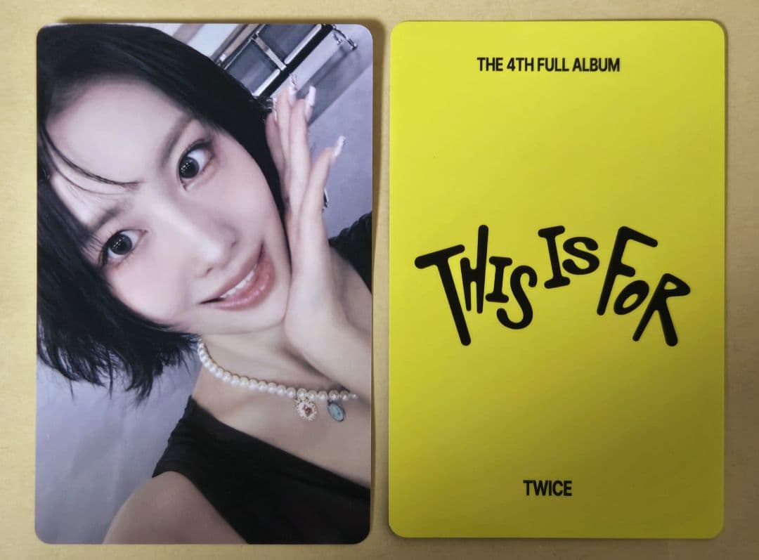 TWICE yizhiyu THIS IS FOR 2.0 モモ トレカ - メルカリ
