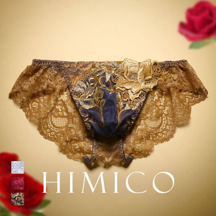 ヒミコ 025シリーズ フルバック パンツビキニ ブリーフ メンズ L ネイビー himico ヒミコ 025シリーズ フルバック パンツ バックレース ビキニ
