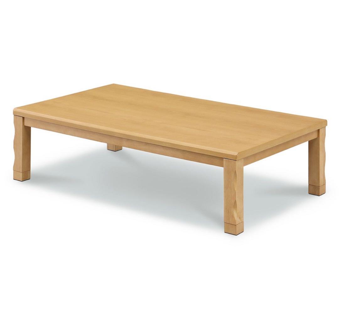 ニトリ こたつ テーブル 150cm 速暖 継ぎ脚 センター リビング ニトリ（NITORI） 継脚付きこたつ(タクミ150 BR) 長方形 こたつ