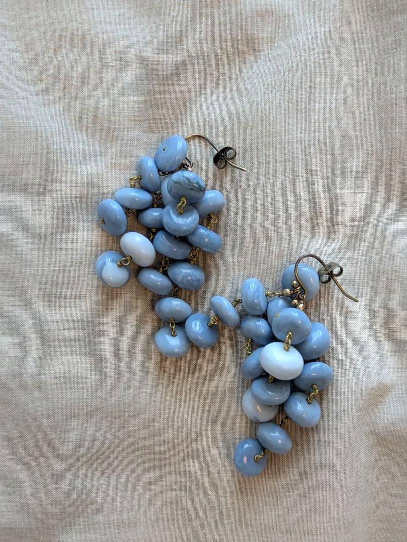 MURDER POLLEN　ブルーオパールピアス