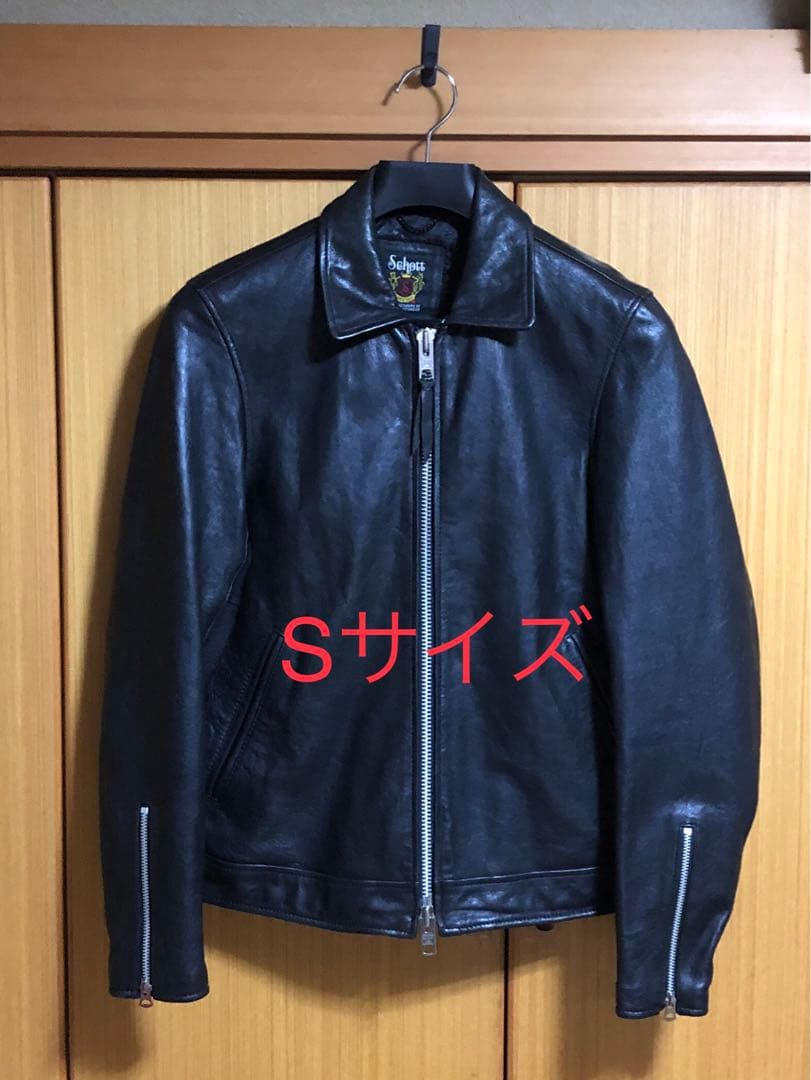 ショット　Schott 革ジャン　メンズ　シングル　 Sサイズ　3181076 楽天市場】Schott(ショット) レザー ジャケット 70S シングル