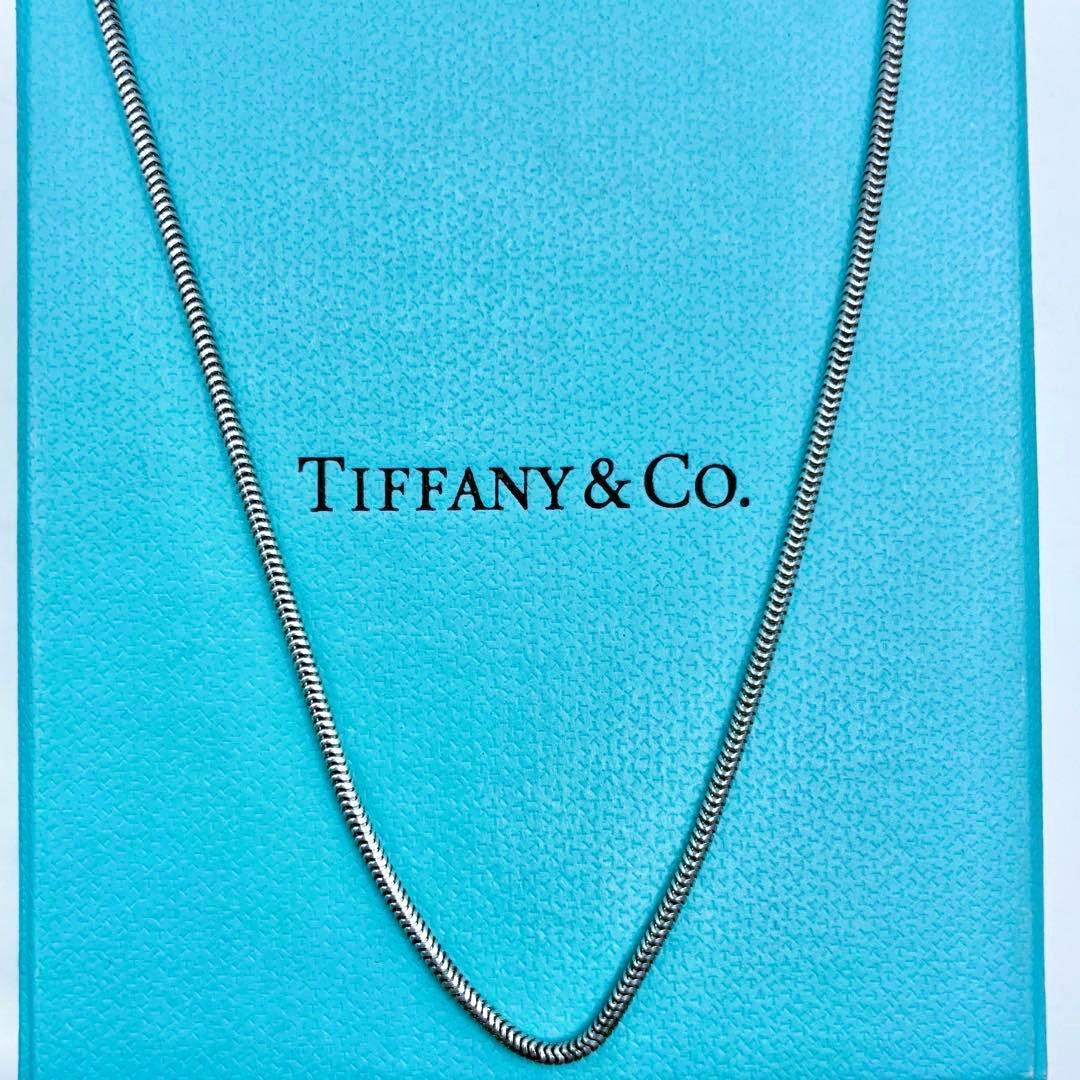 ティファニー スネークチェーン ネックレスチェーンのみ 45cm シルバー 人気