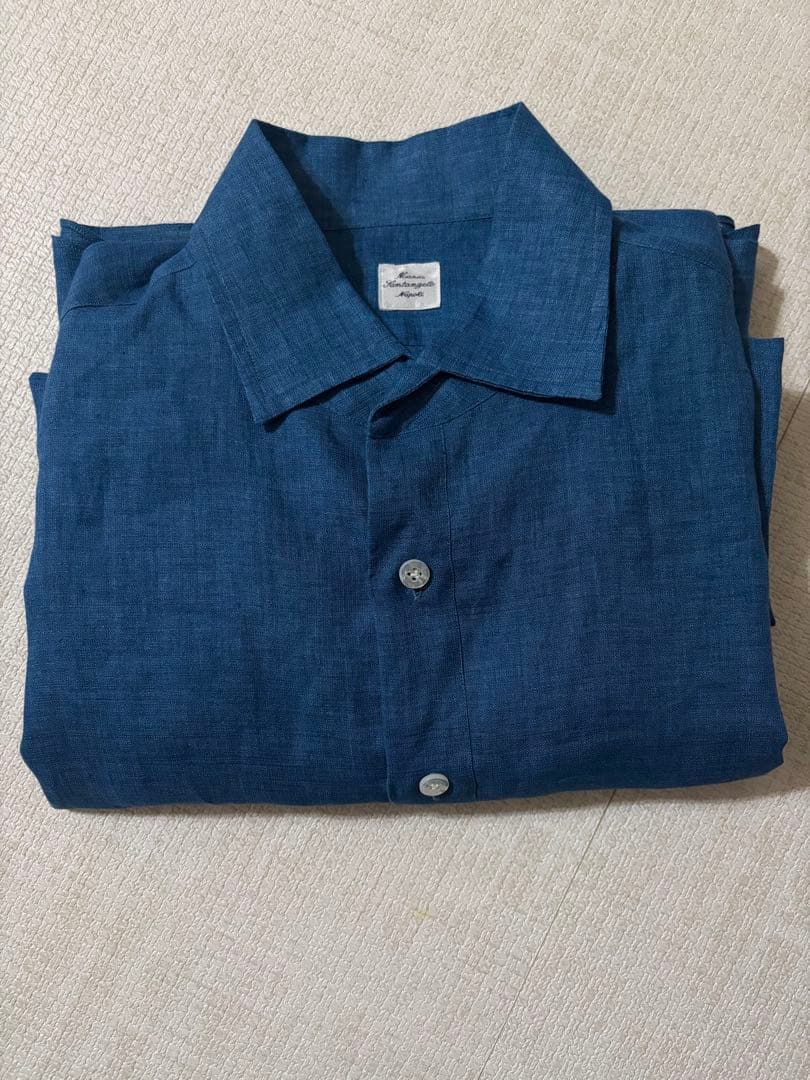 超美品MARIA SANTANGELOリネン100%プルオーバーシャツ イタリア