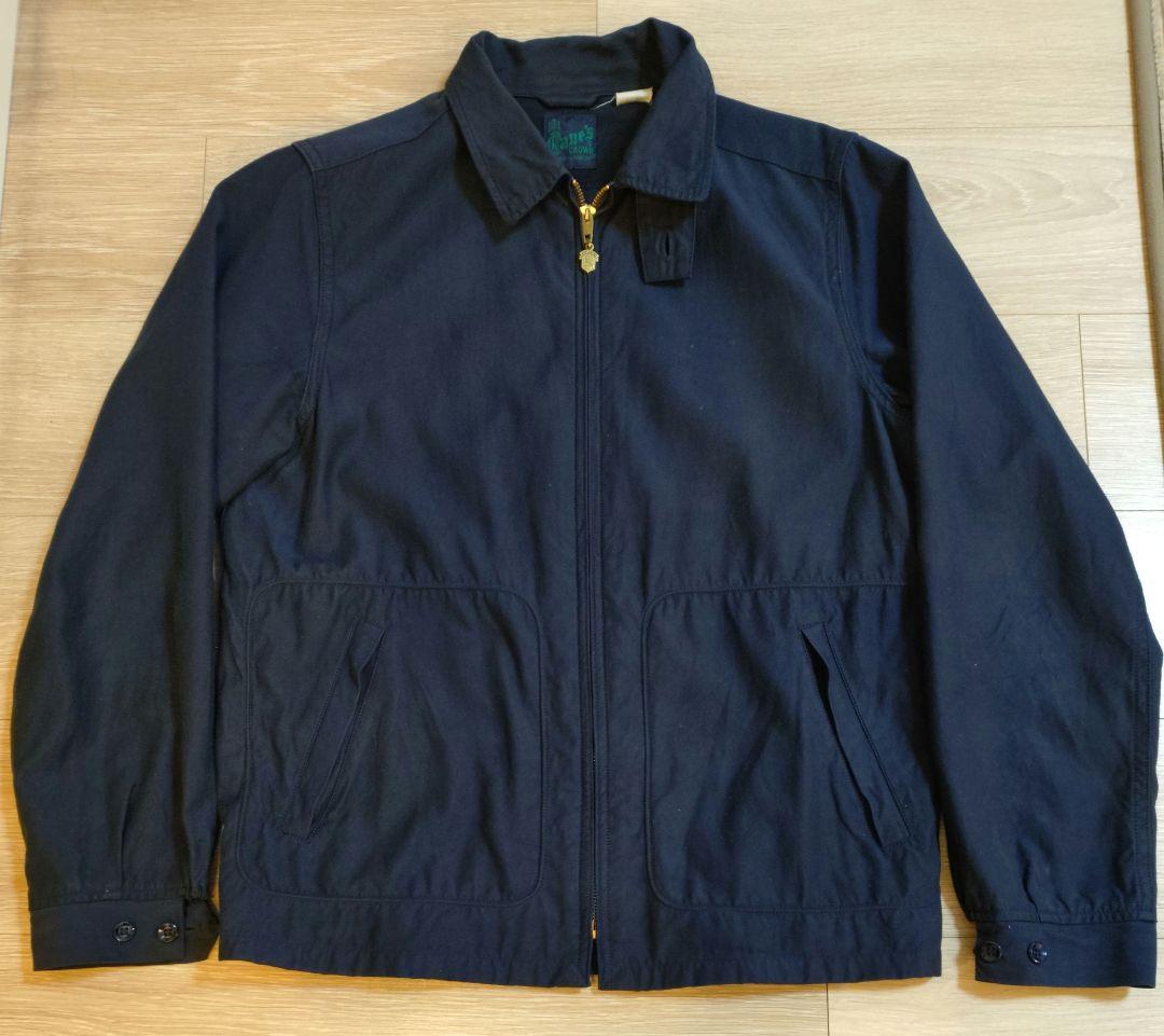 シュガーケーン　ドリズラージャケット　38 ネイビー　MADE IN JAPAN