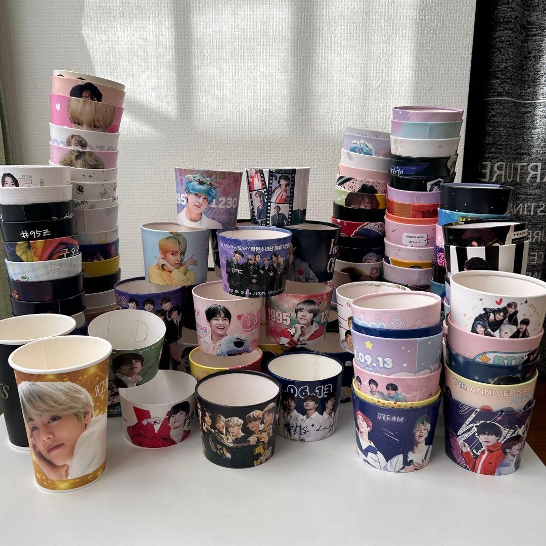 【まとめ売り！】BTS カップホルダー　ドリンクホルダー　セット売り　テテ 2026年最新btsカップホルダーの人気アイテム - 【まとめ売り！】BTS