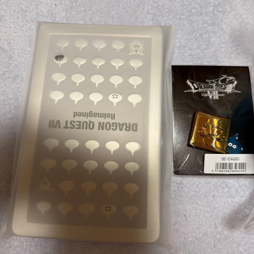 ドラゴンクエストVII ぬいぐるみ ピンズ ブックケース(未開封品