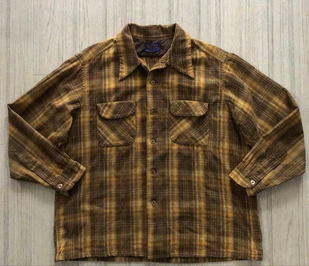 70's PENDLETON ボードシャツ　XL