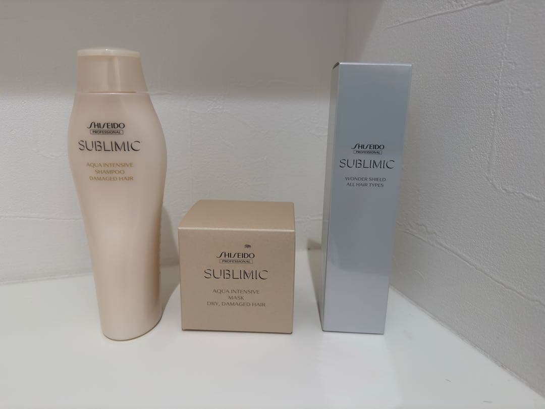 SHISEIDO SUBLIMIC アクアインテンシブ シャンプーセット　3点