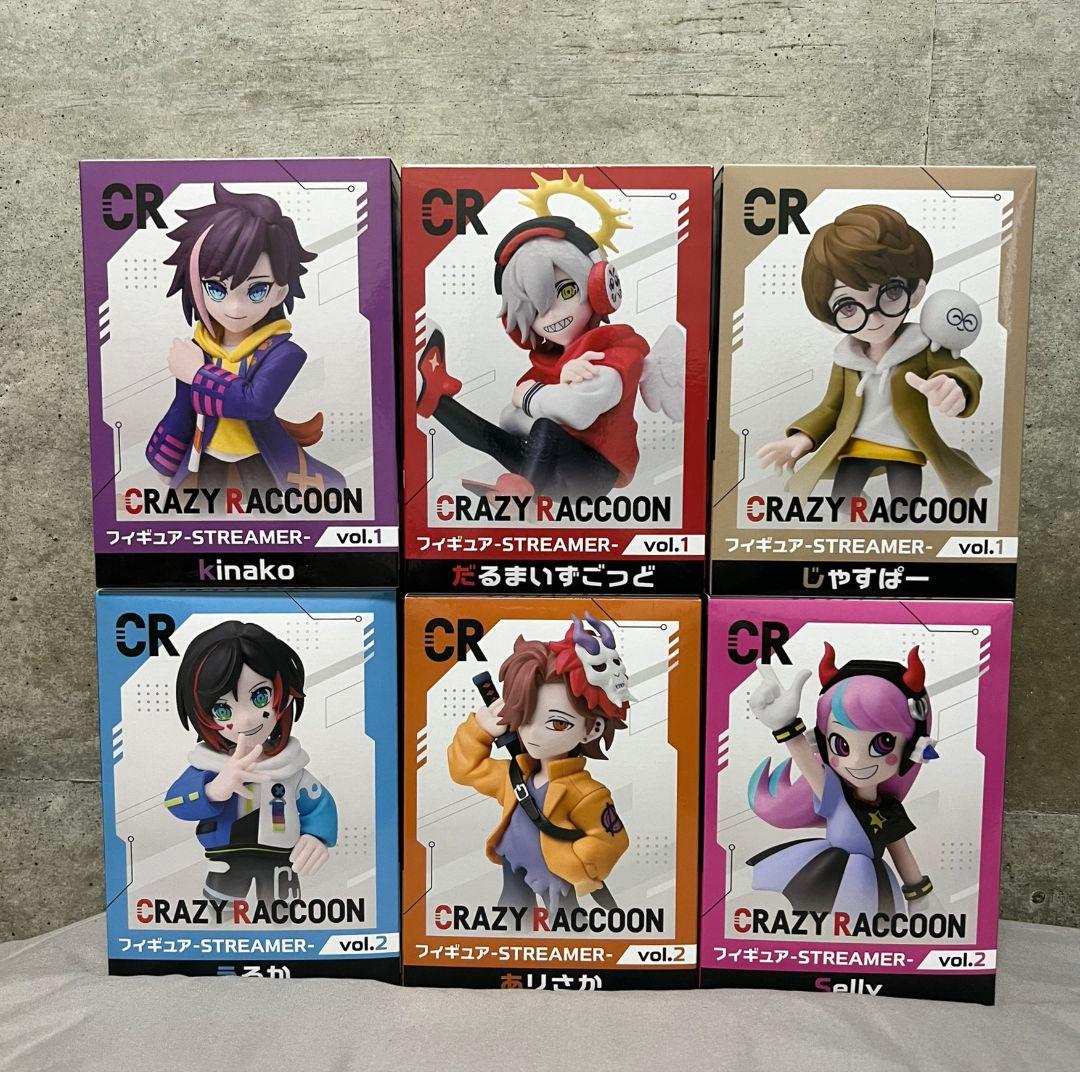 Crazy Raccoon フィギュア 6点セット - メルカリ