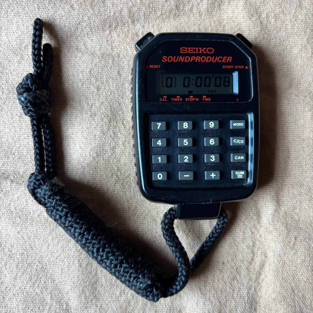 （希少初期モデル）SEIKO サウンドプロデューサー ストップウォッチ　電池新品