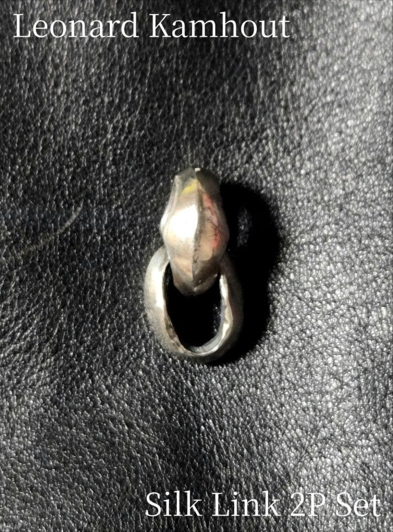 【日曜限定値下げ】Leonard Kamhout Silk Link 2P LONE ONES Leonard Kamhout レナードカムホート ロンワンズ シルク