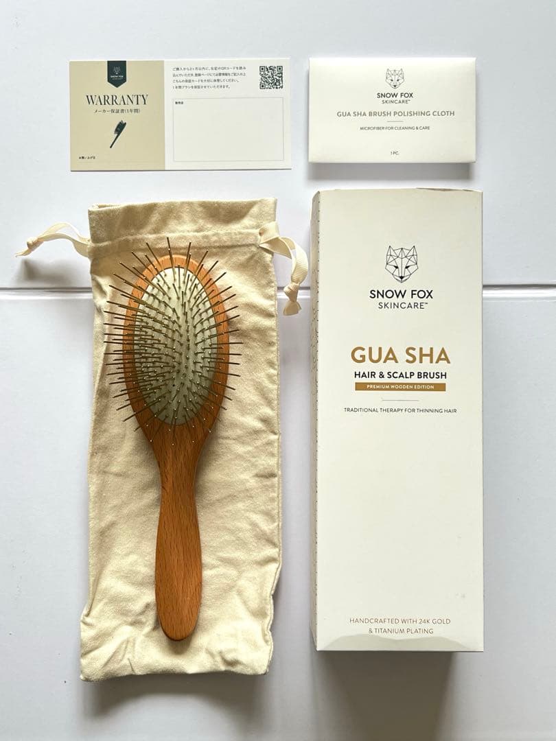 【正規品】 FOX GUA SHAカッサ　スカルプヘアブラシ