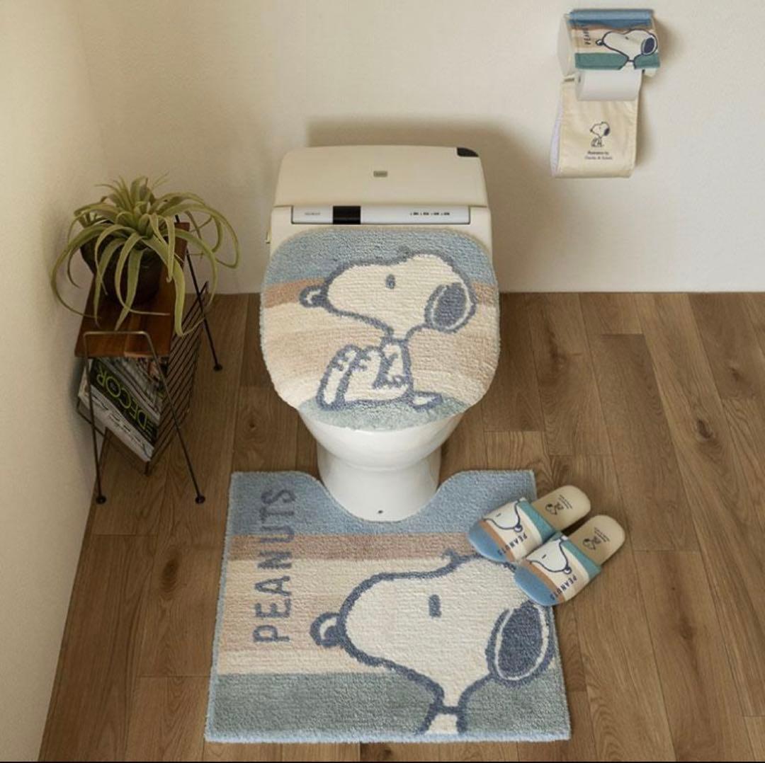 10日迄大特価　PEANUTS スヌーピー トイレマットセット　新品