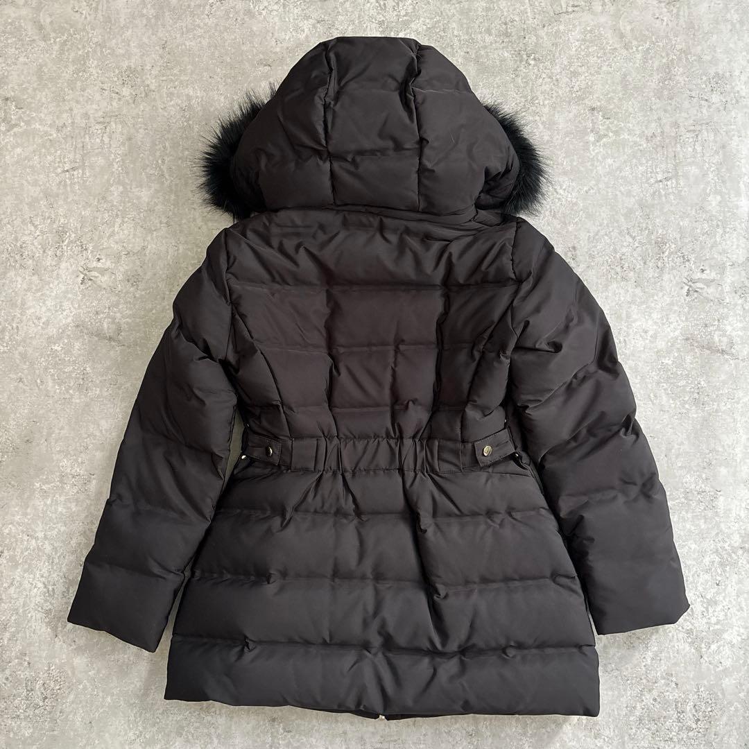 人気極美品✨ZARA セミロング丈フード付きダウンジャケット【Lサイズ