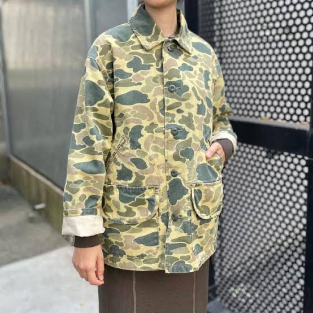 BEAMS BOY ハンティングジャケット　カモフラージュ