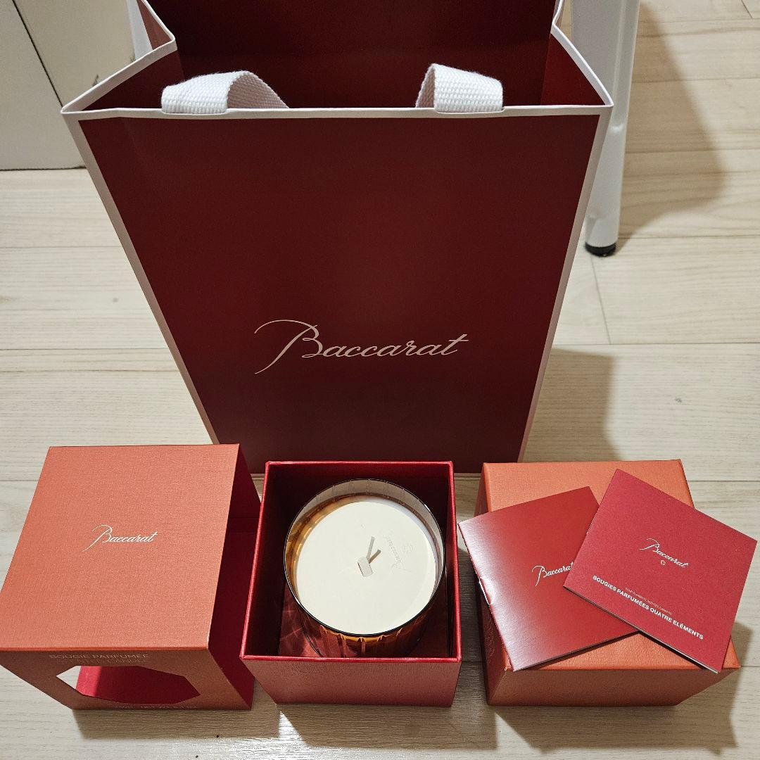 【未使用】バカラ 4エレメンツ アロマキャンドル プレシャスサンド 4エレメンツ アロマキャンドル インフィニットウォーター | バカラ 日本