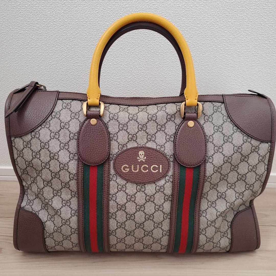 GUCCI ネオヴィンテージ ダッフルバッグ　GG スプリーム キャンバスレザー GUCCI ネオヴィンテージ ダッフルバッグ GG スプリーム キャンバス