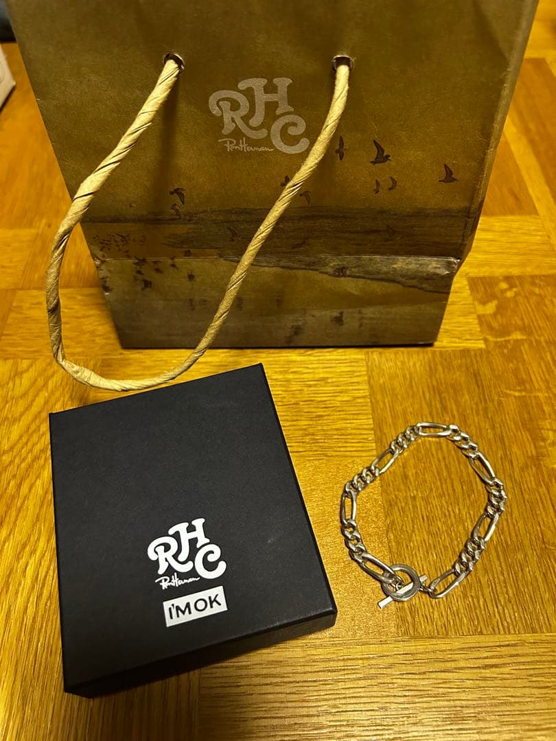 RHC IMOK シルバーチェーン シルバー ケーブル ブレスレット（M）｜I'M OK for RHC(アイムオーケー