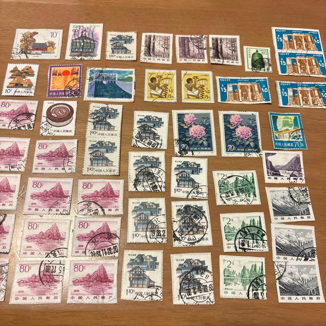 ヴィンテージ切手 レア 世界古切手 昭和 - メルカリ