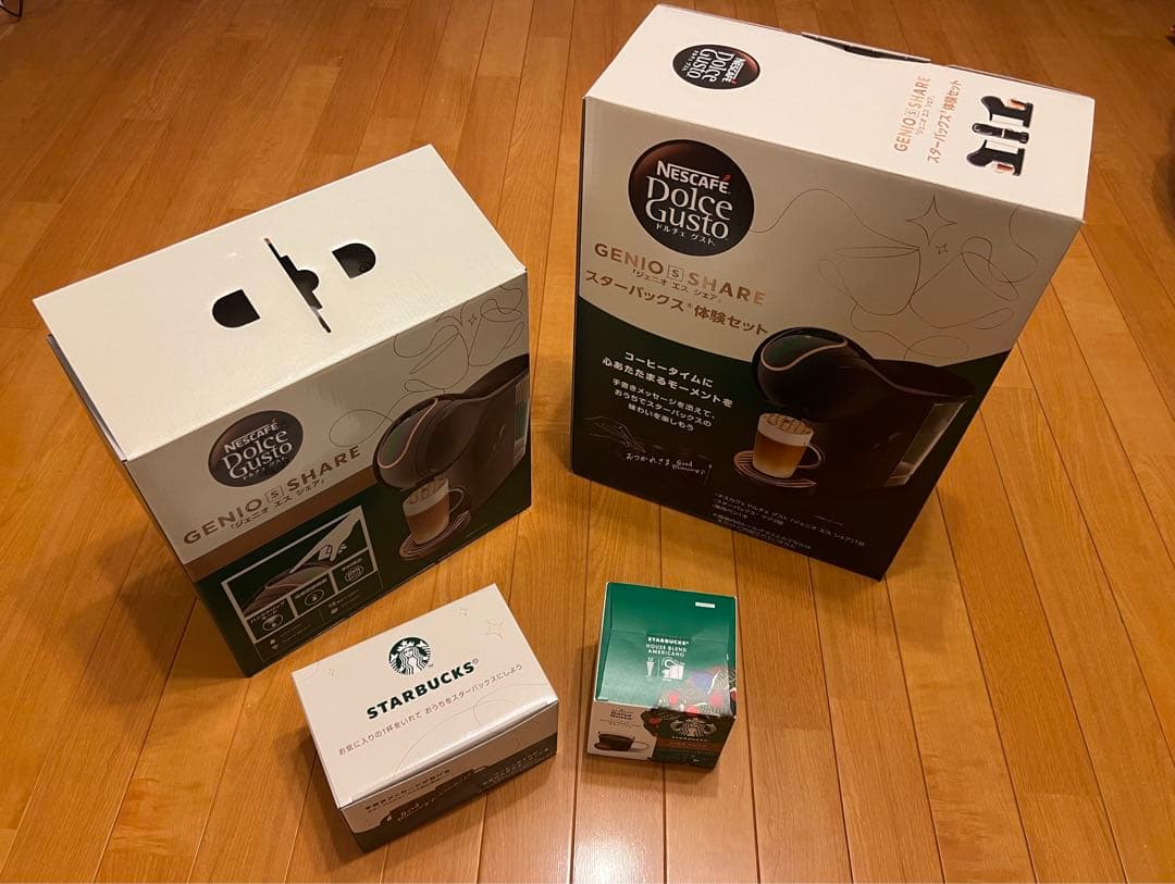 ネスカフェ ドルチェグスト ジェニオ エス シェア スターバックス専用カプセル付 楽天市場】【公式店】ネスカフェ ドルチェ グスト ジェニオ エス