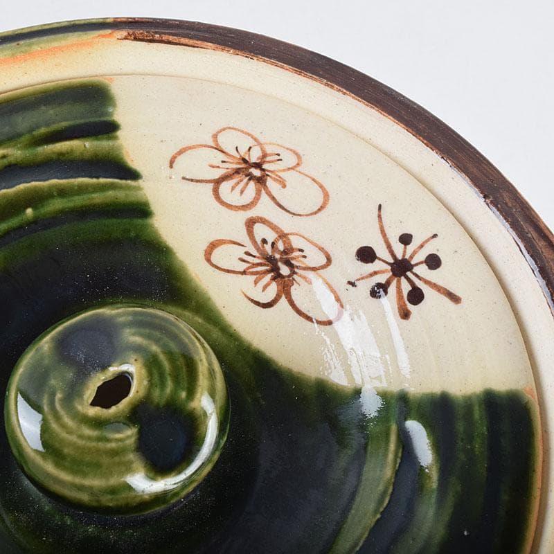 茶道具 人間国宝 荒川豊蔵作 織部 水指 共箱 M R9156B - メルカリ