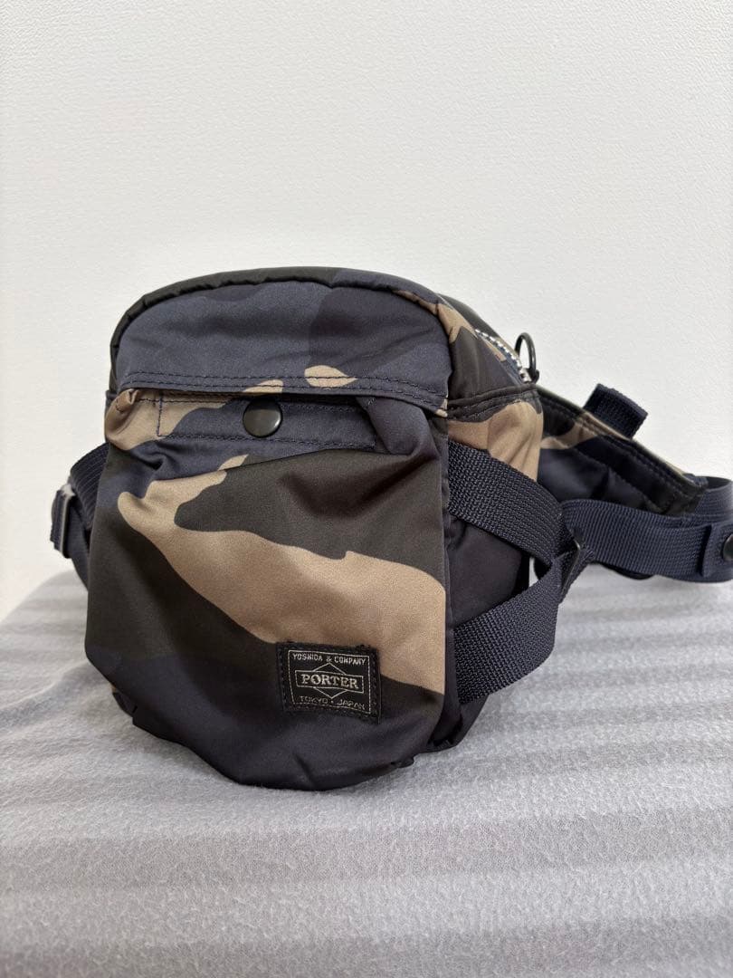 PORTER カモフラージュ ボディバッグ