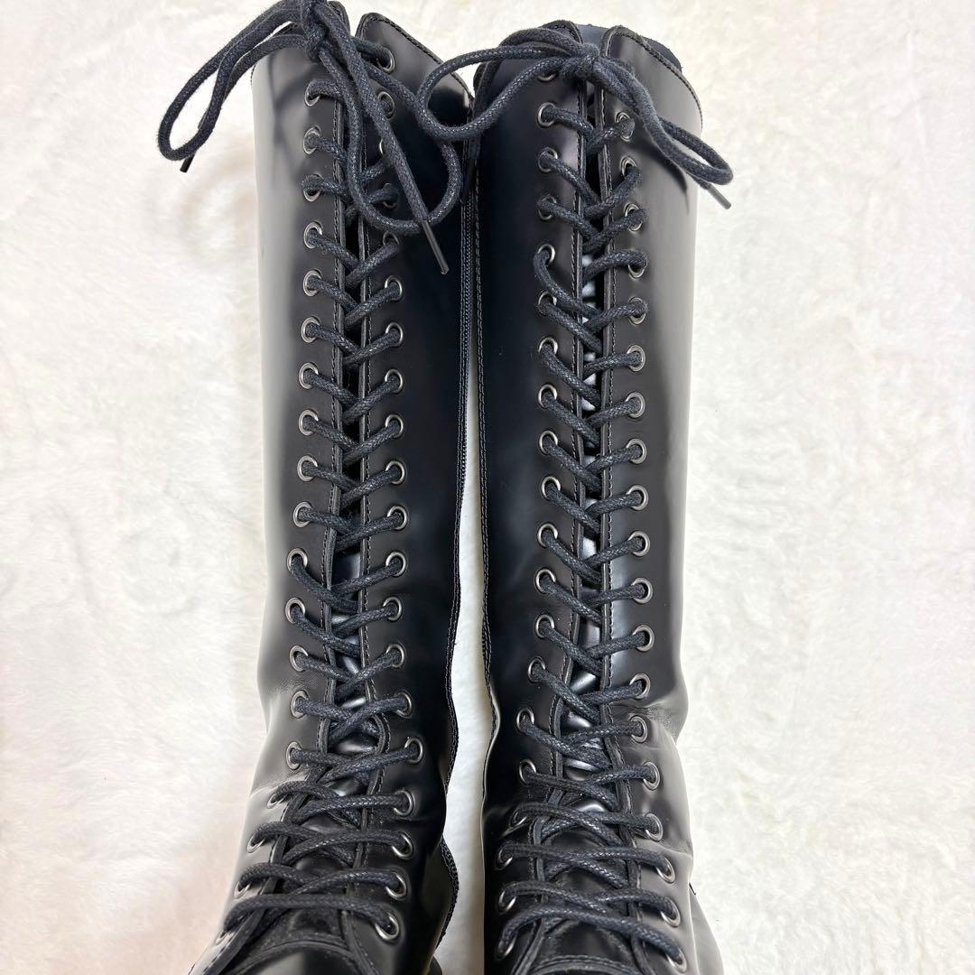 ドクターマーチン 厚底 ロングブーツ 20ホール BRITAIN 黒 24㎝ - メルカリ