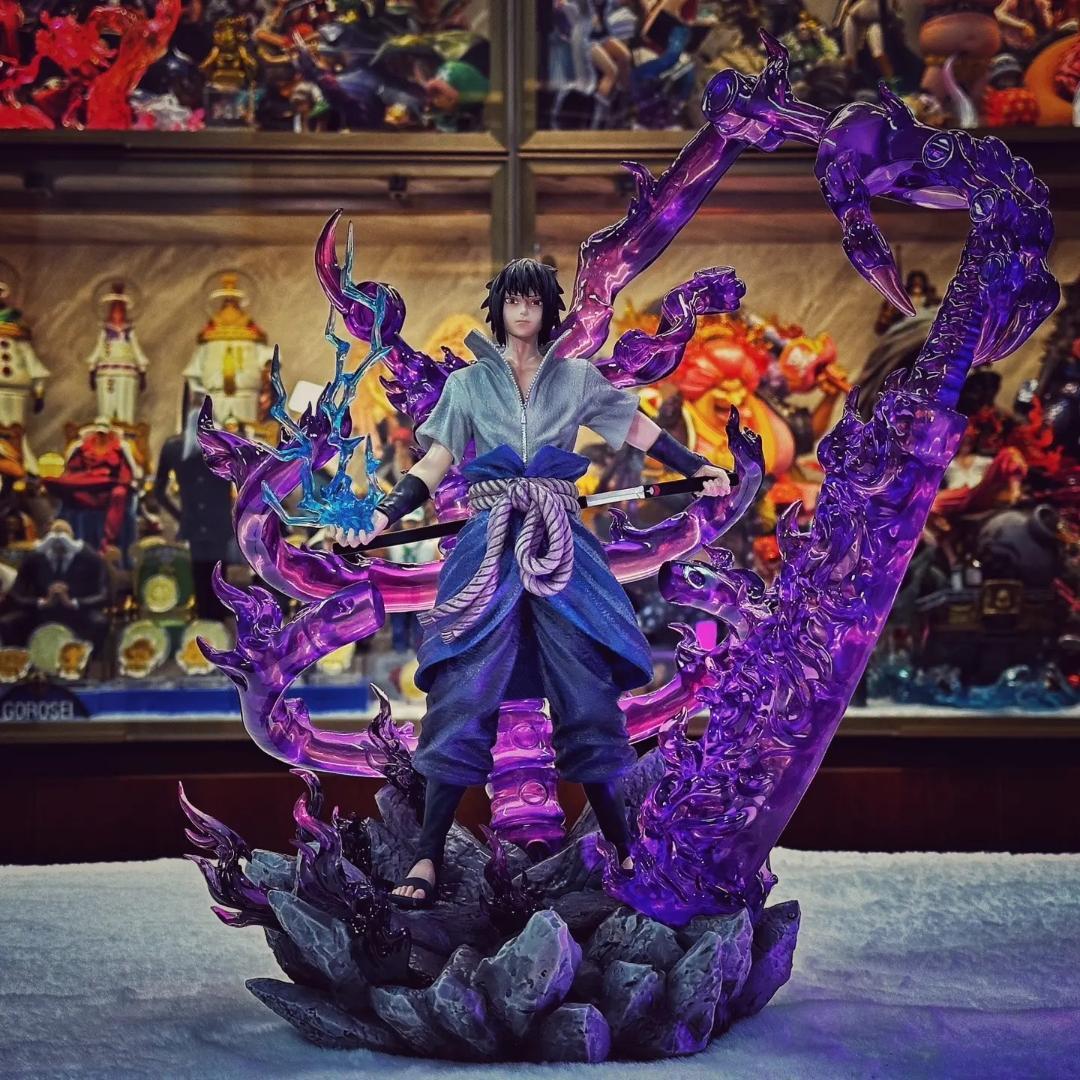 ナルト うちはサスケ ガレージキット 塗装済み完成品 フィギュア 1/6