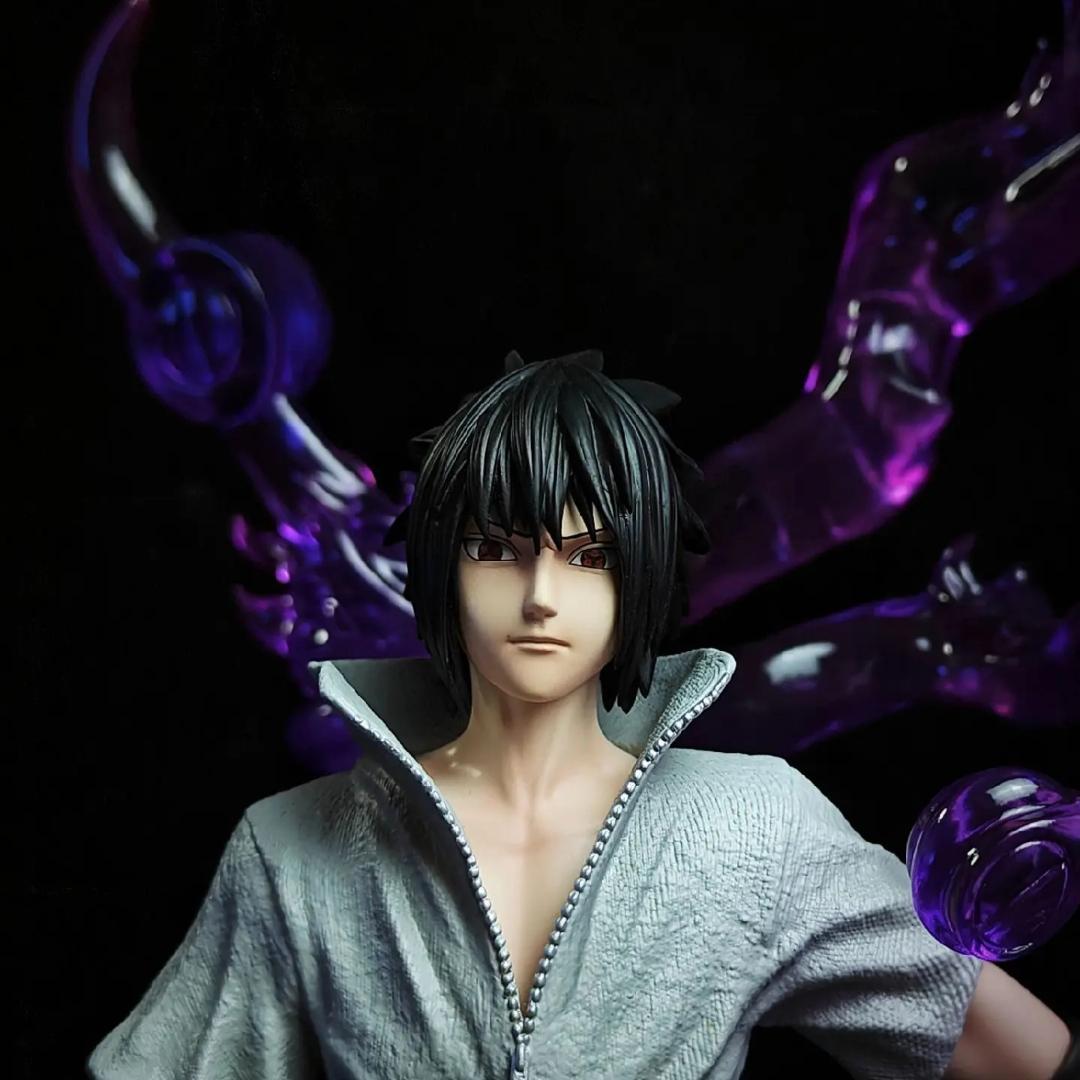 ナルト うちはサスケ ガレージキット 塗装済み完成品 フィギュア 1/6