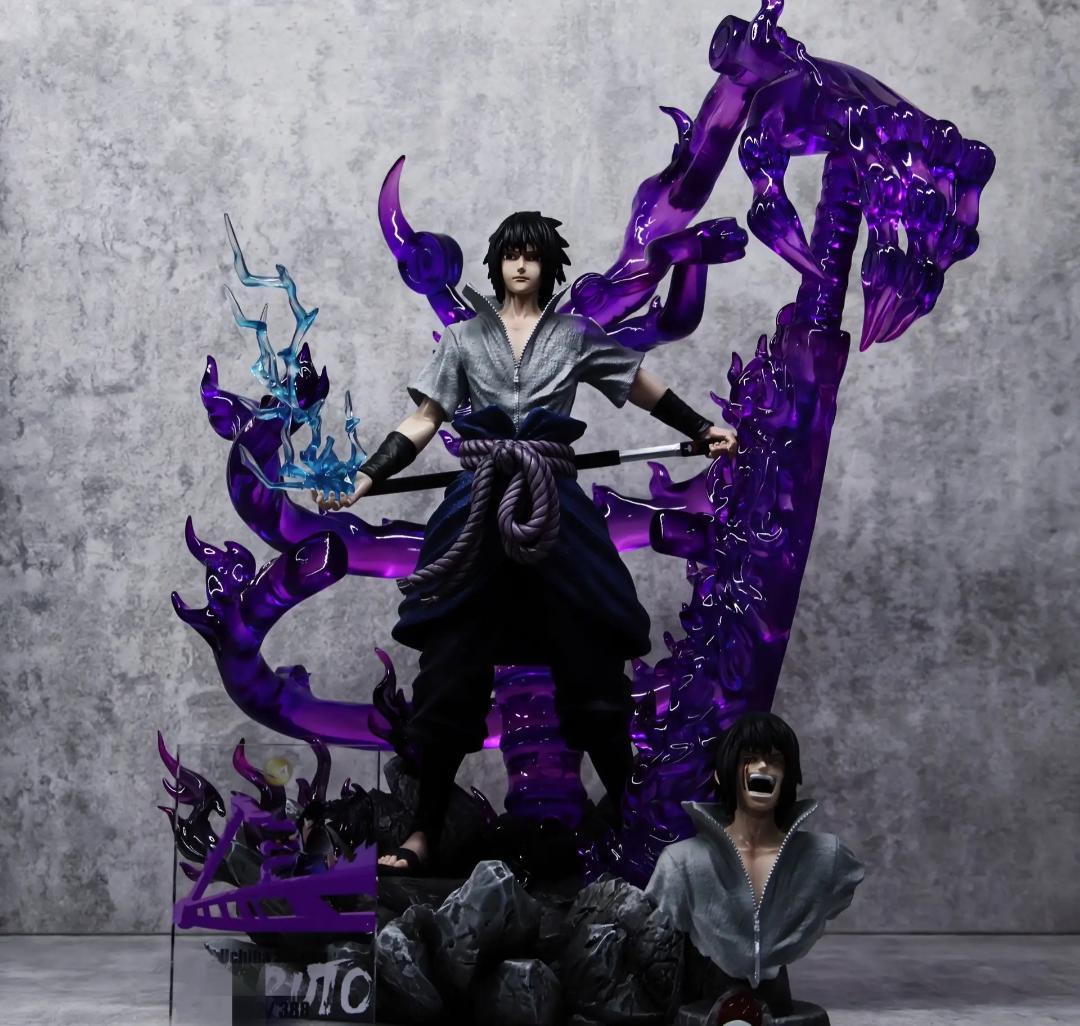 ナルト うちはサスケ ガレージキット 塗装済み完成品 フィギュア 1/6