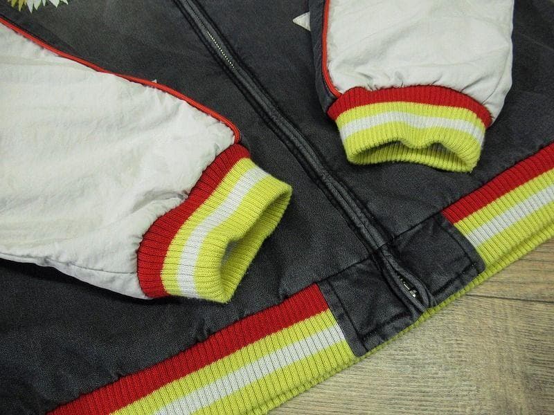 XL 美品 ヒューストン ビンテージ加工 タイガー 刺繍 インディゴ