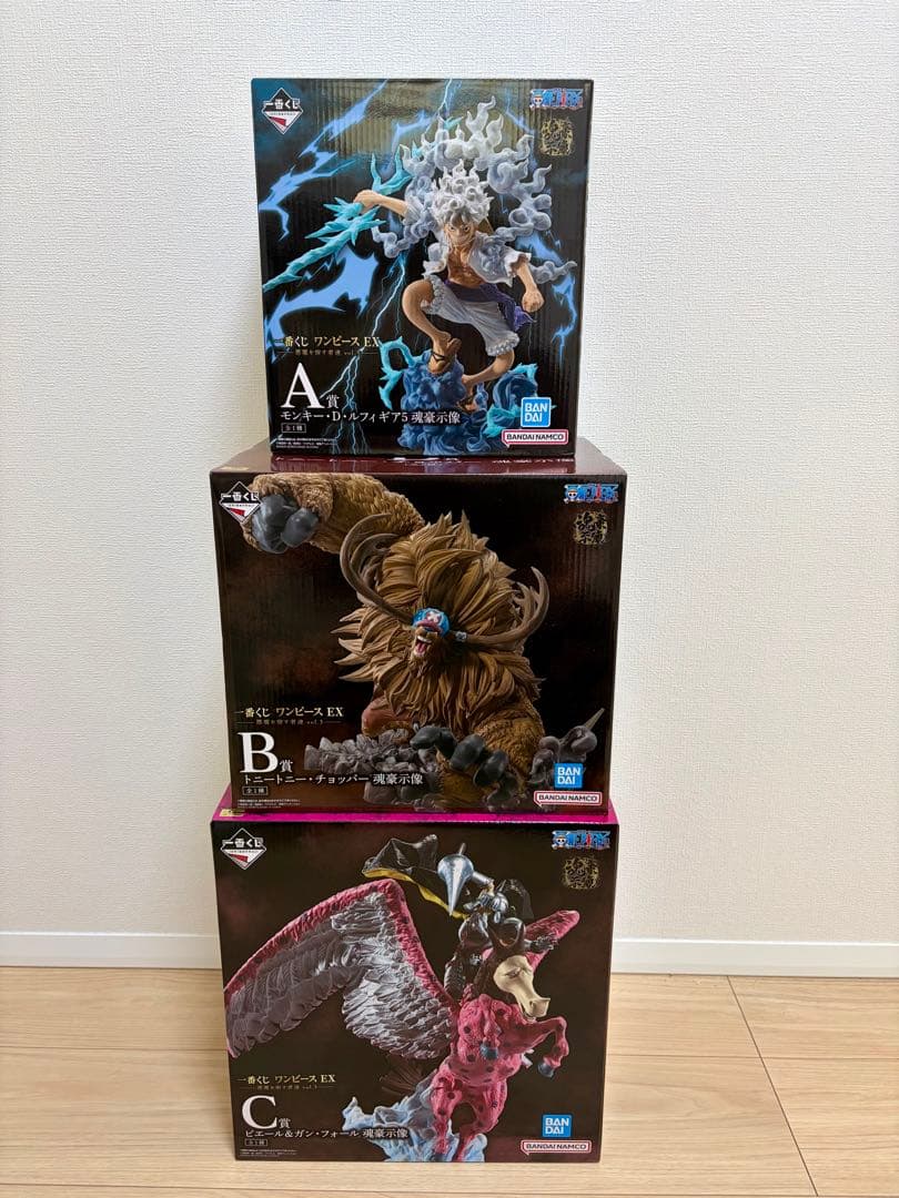 一番くじ ワンピース ルフィ チョッパー ガンフォール フィギュア