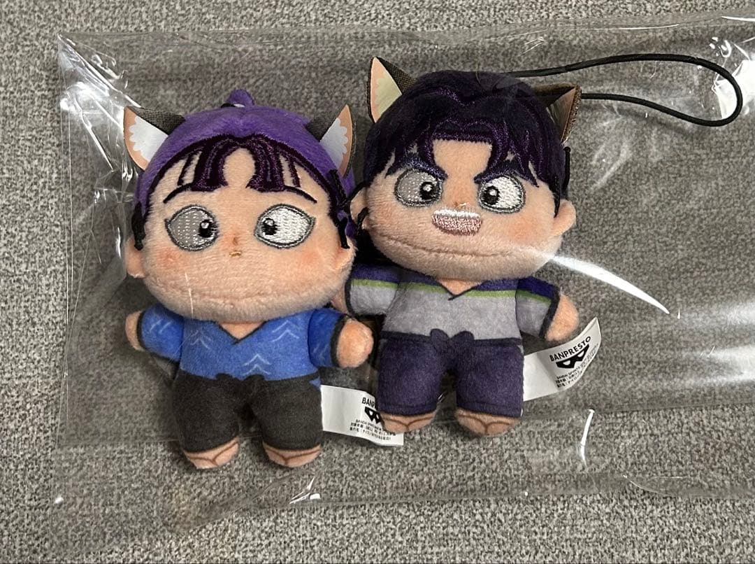 新品未開封 潮江文次郎 立花仙蔵 ほわぬい 忍たま乱太郎