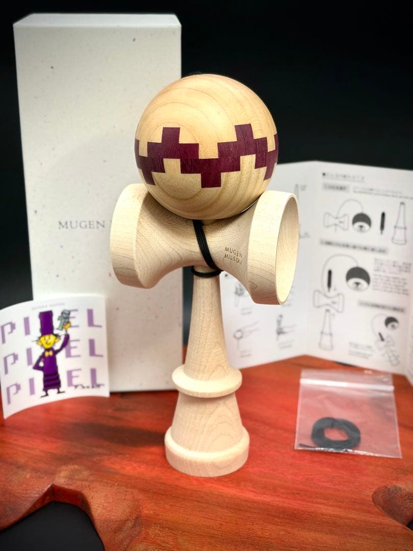 けん玉MUGEN MUSOU★INFINITY PIXELパープルハート夢元無双