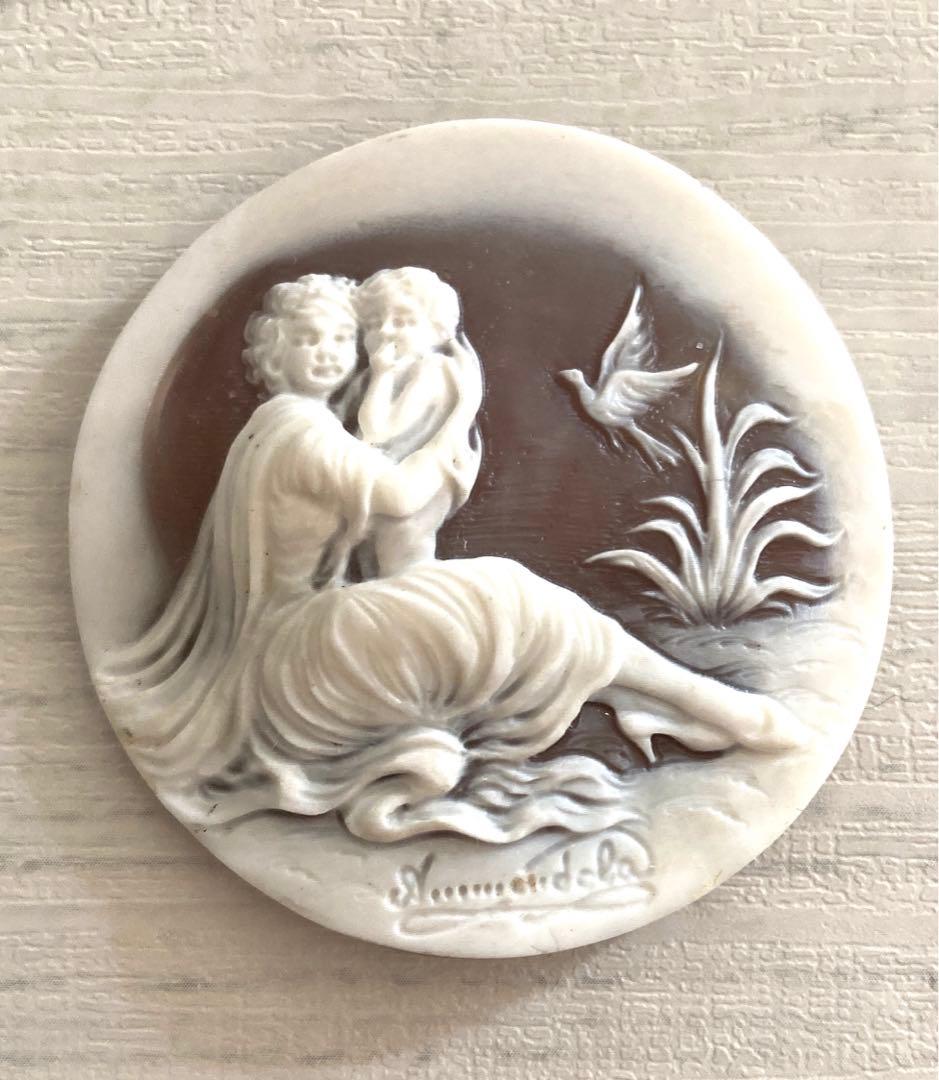 カメオ　シェル　ルース　母親と子供