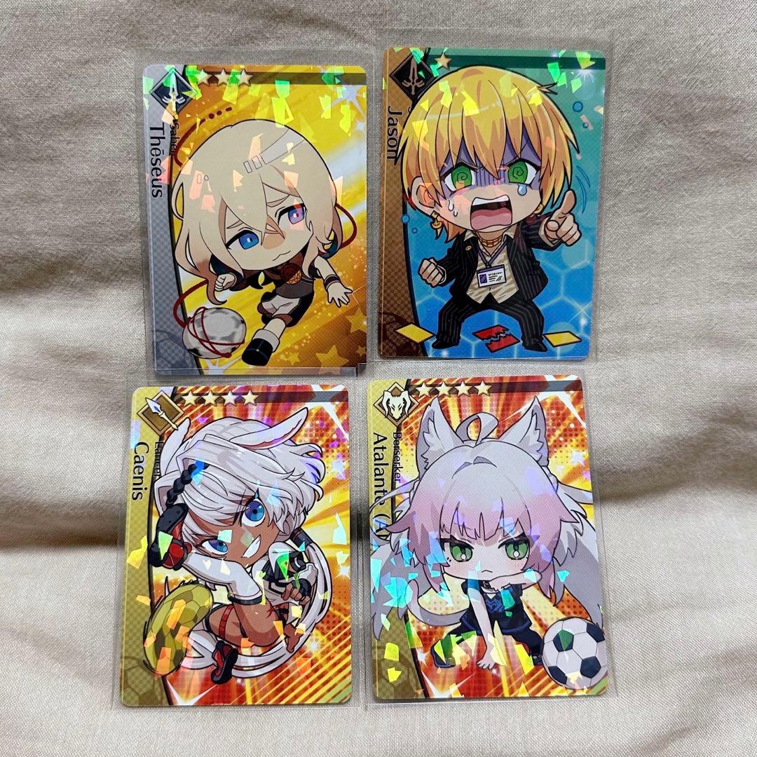 FGO ドリームストライカー コレクションカード 4枚セット イアソン