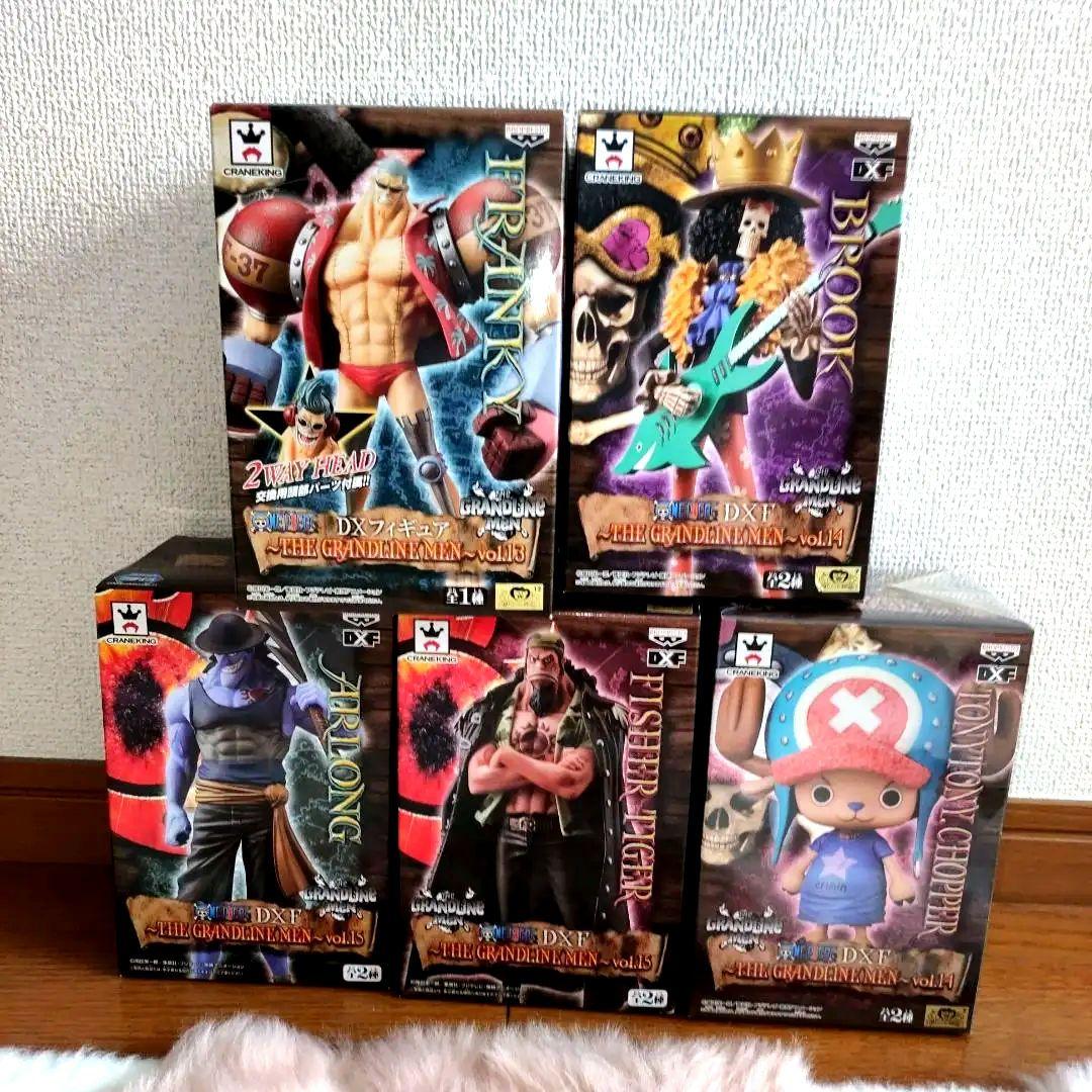 ワンピース グラメンセットアーロンフランキーチョッパーブルックフィギュア BANPRESTO（バンプレスト） ワンピース フィギュア フランキー