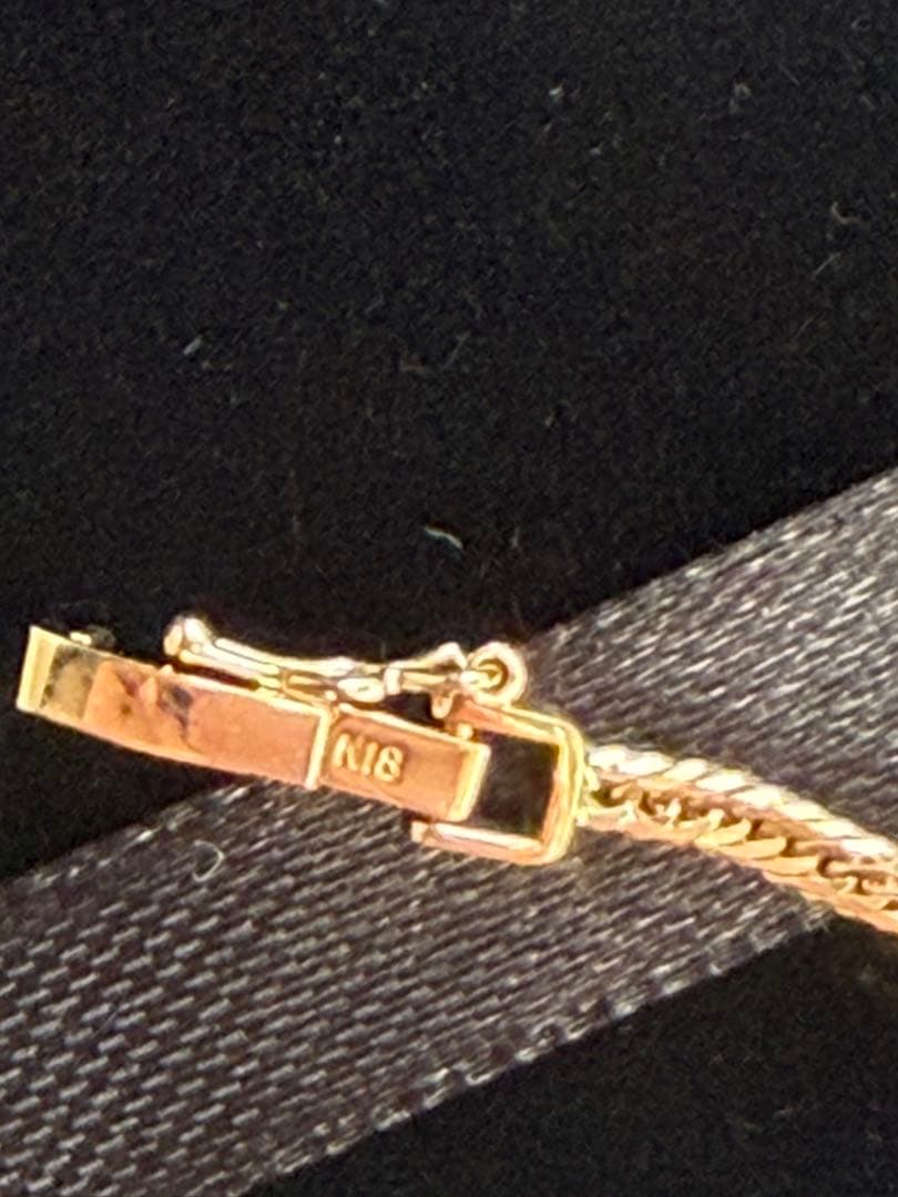 K18ゴールド ネックレス 6.9g 証明書付き