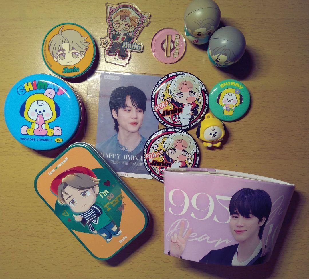 BTS ジミン jimin トレカ 缶バッジ - メルカリ