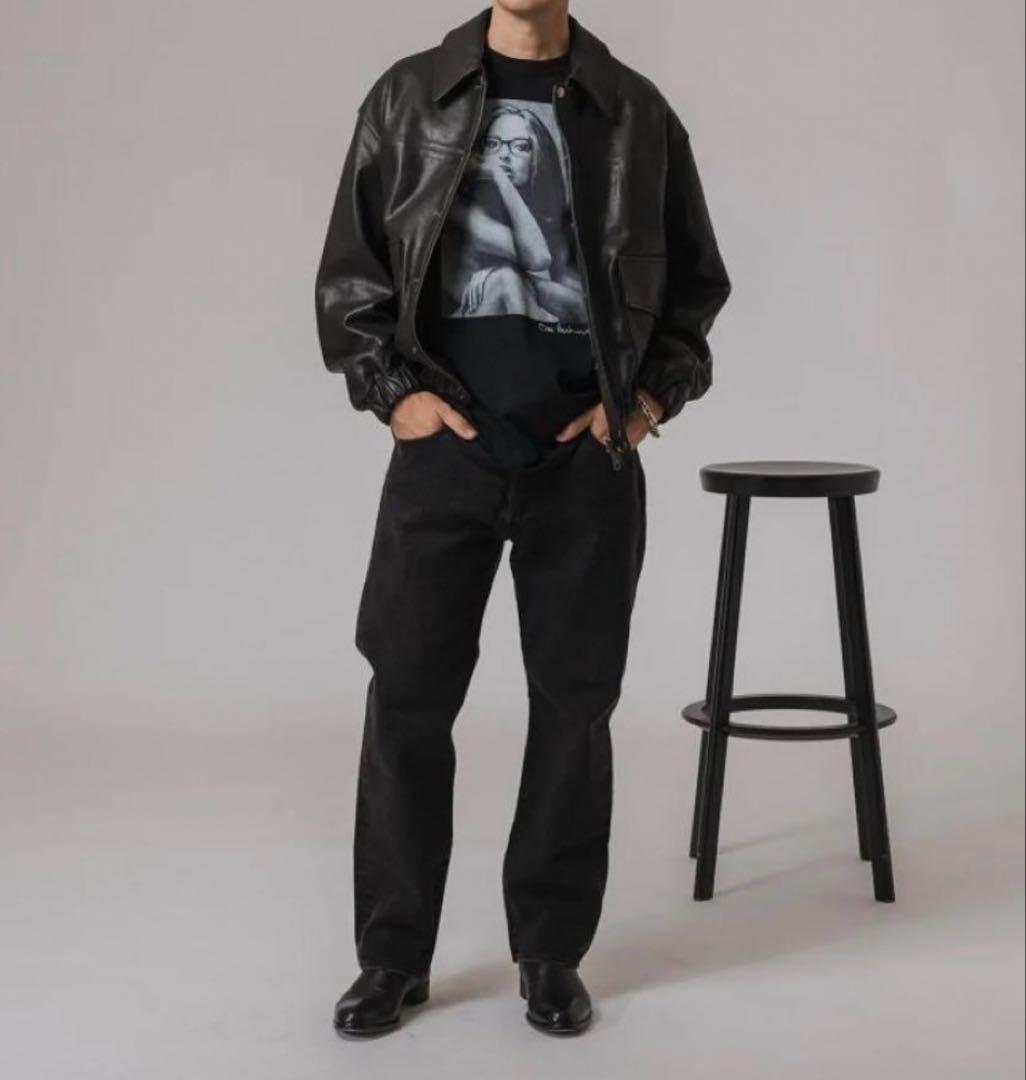 EDIFICE A2 レザーショートジャケット