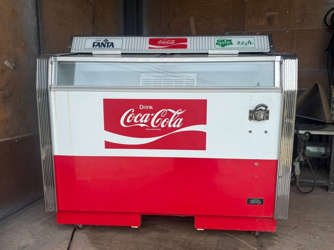 【福島県発送】コカ・コーラ 冷蔵ショーケース