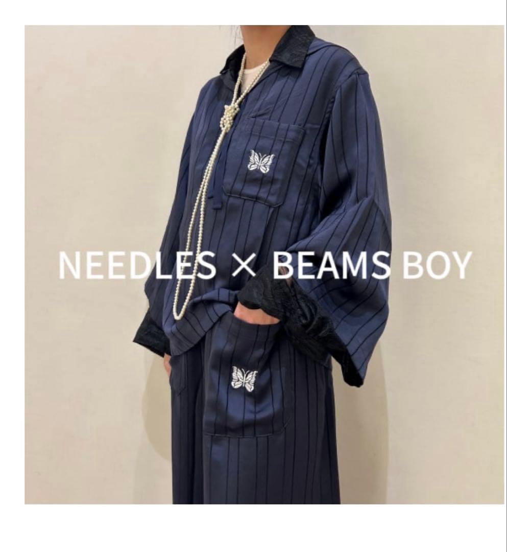 NEEDLES / 別注 Sailor Shirt FADE BLUE