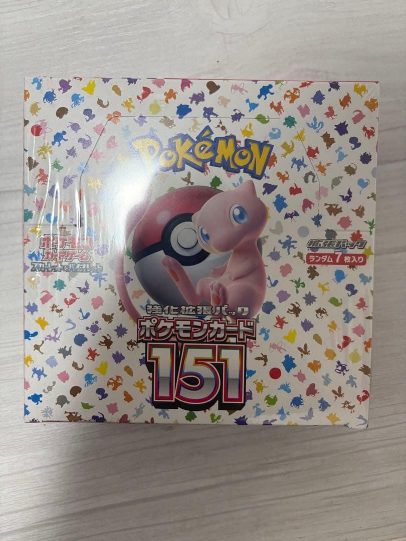 ポケモンカード151 ボックス シュリンク付き ポケカ box