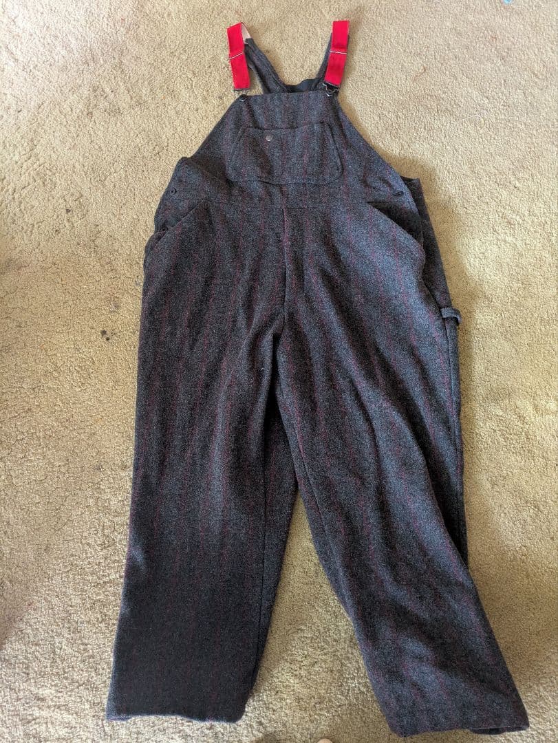 Woolrich オーバーオール【メンズ2XL】 中古・古着通販】WOOLRICH (ウールリッチ) オーバーオール グレー