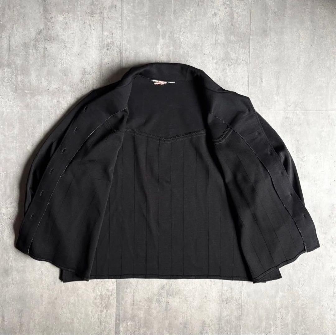 50s vintage】ブルゾン シャツジャケット ブラック 短丈 ロカビリー