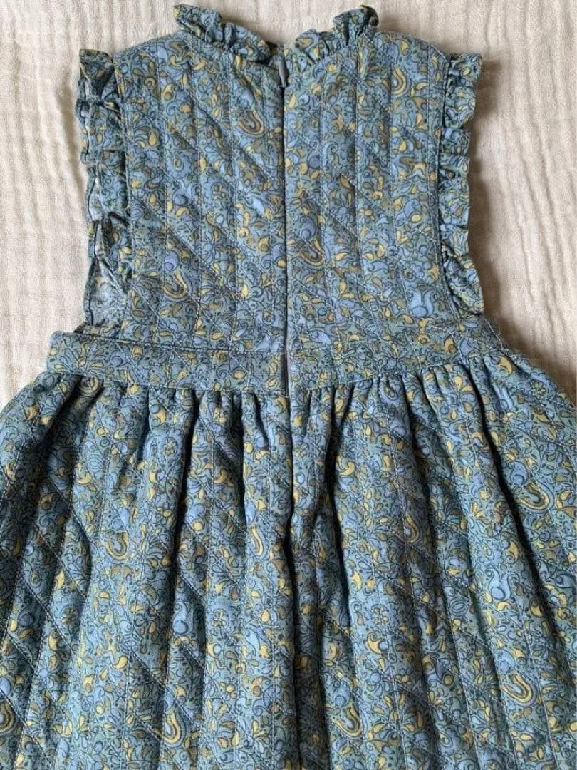 apolina】キルティングワンピース 2-3y - メルカリ