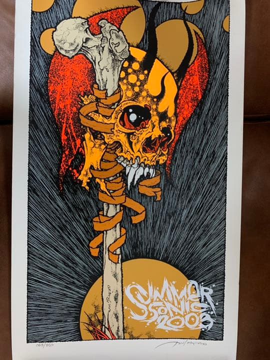 pushead シルクスクリーンポスター パスヘッド レア zorlac - メルカリ